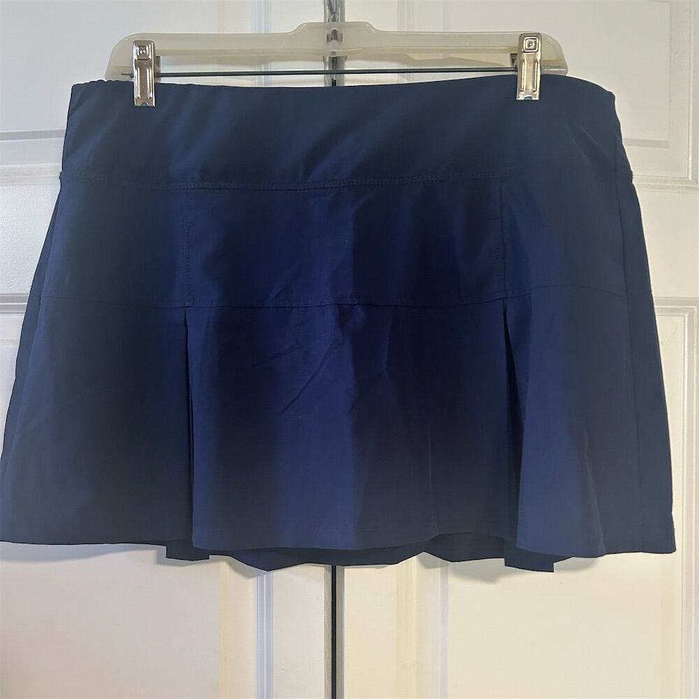 Etonic Women's Navy Blue Tennis Skort Size L Athletic Lightweight